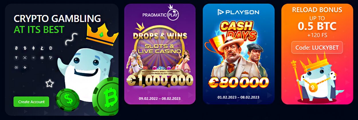 Bets.io casinon tervetuliaisbonus